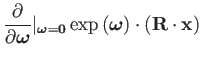 $\displaystyle \dfrac{\partial}{\partial\mathbf{\boldsymbol{\omega}}}\vert{}_{\m...
...\exp\left(\boldsymbol{\omega}\right)\cdot\left(\mathbf{R}\cdot\mathbf{x}\right)$